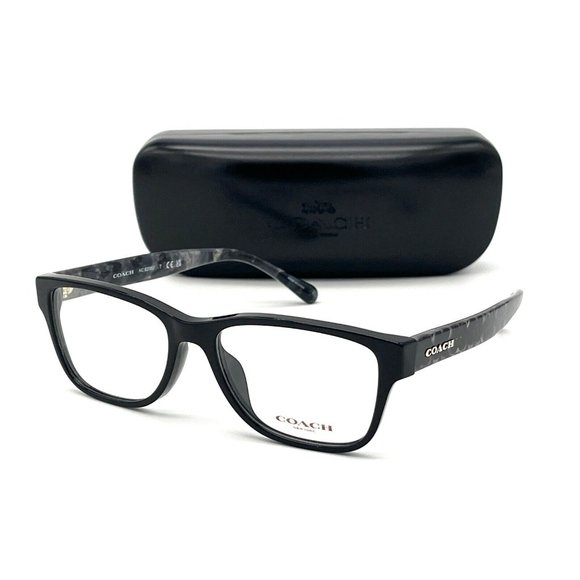 COACH HC6208F 5002 Black / Demo Lenses 55mm Eyeglasses - Picture 1 of 3